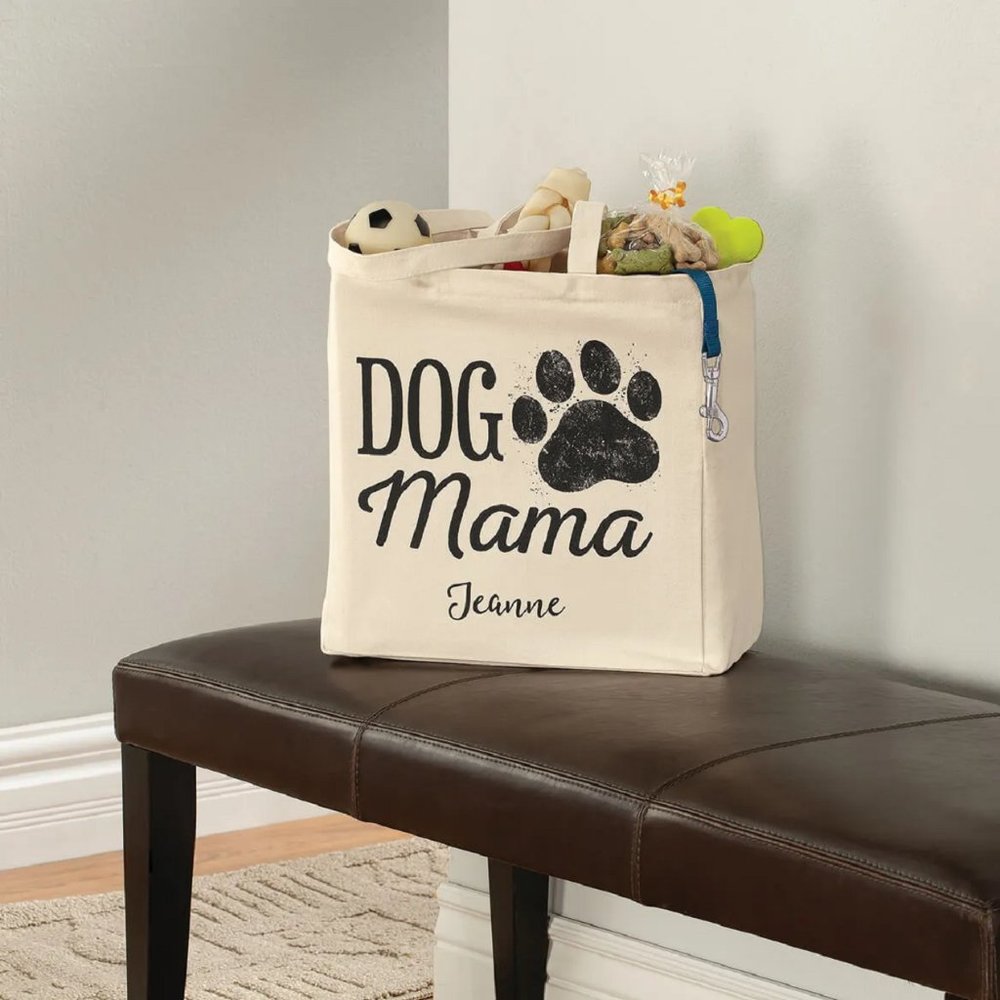 Personalized Dog Mom Tote